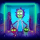 Zombie Robots Rick & Morty Style