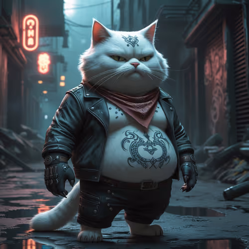 Apocalyptic Felines: Cyberpunk Cat NFT Collection | Case Files of the Urban Wasteland