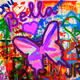 Punk Angels Graffiti Wall