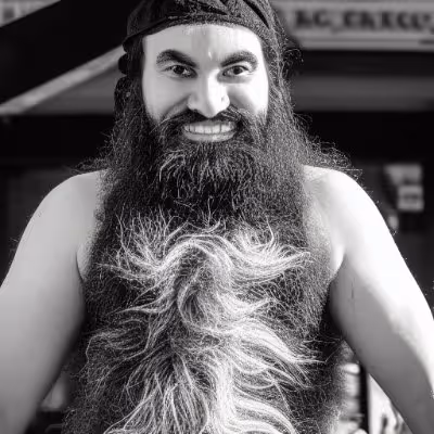 Hairy Churro - AI generated B&W Images - old