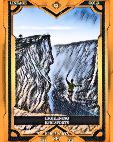 Epic NFT Extreme Sports Lineage Gold - old