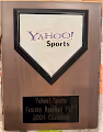 Home League Fantasy Baseball Plaque Collection