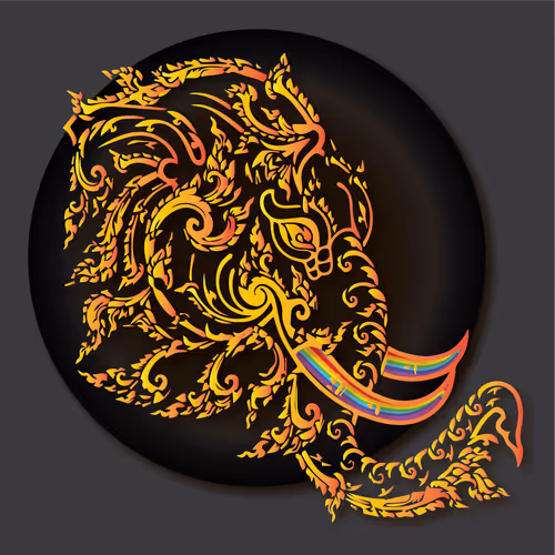 Thai elephant monster