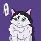 Waffle the silly cat