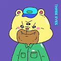 Cartoon three eyes
