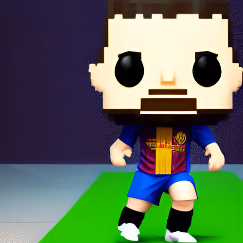 Lionel Messi Pixelated