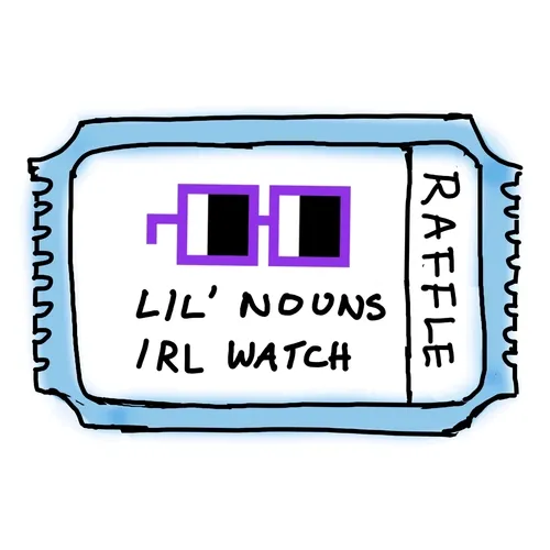 lilnouns irl pendant display raffle nft