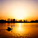 Sunset in Vienna - old