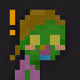 Pixel Zombie GIRL Zoey