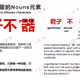 Nouns elements in Chinese characters