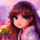 Scarf Girl Art