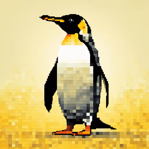 Pixelated Penguin Yacht Club