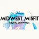 Midwest Misfit Digital Drawings - old