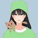 one girl one cat