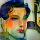 Watercolored Face