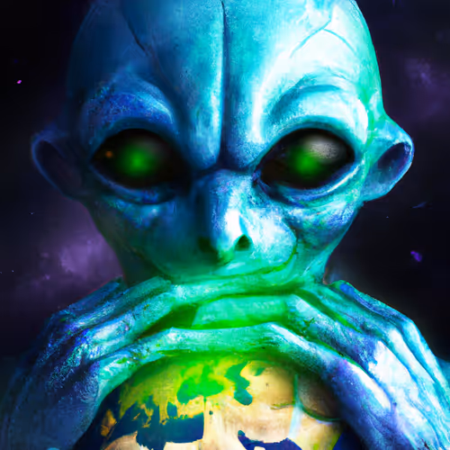 Alien AI Art