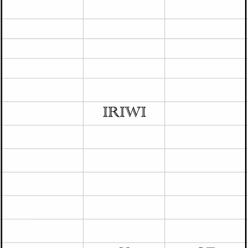IRIWI - S2 - OE