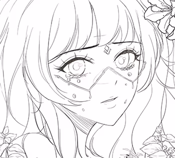 Crying Anime Sketches - old