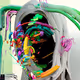 abstract portraits and 3D paint