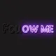 Follow Me canvas - old