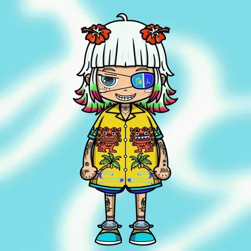 Collection with eyepatch