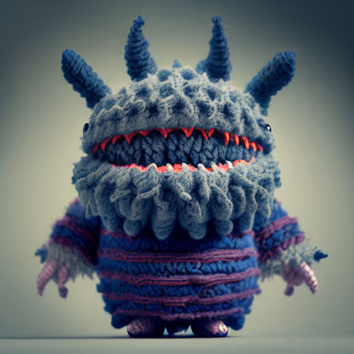Knitted monsters