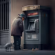 Satoshi Nakamoto withdraws money from ATM*