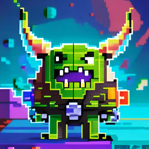 Ethereum pixel monsters