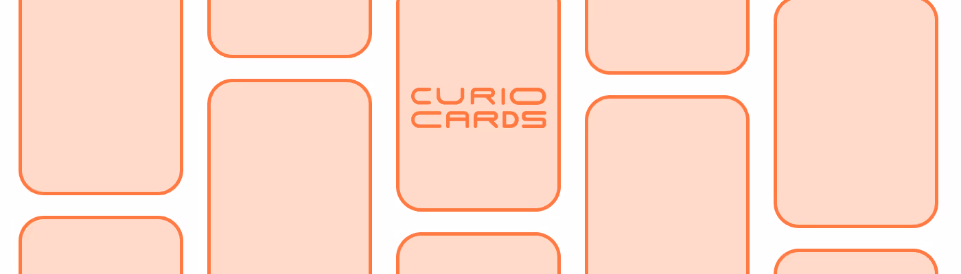 My Curio Cards banner