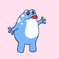 Funny froggies - old