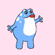 Funny froggies - old