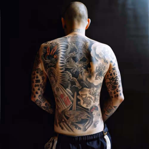 Back Tattoo by ch_d11-Collection of 100 AI photography works