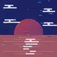 Sunset on Glitch by 0xAnomali