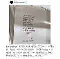 Kanye's Non-NFT NFT