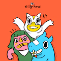 Silly face & friends