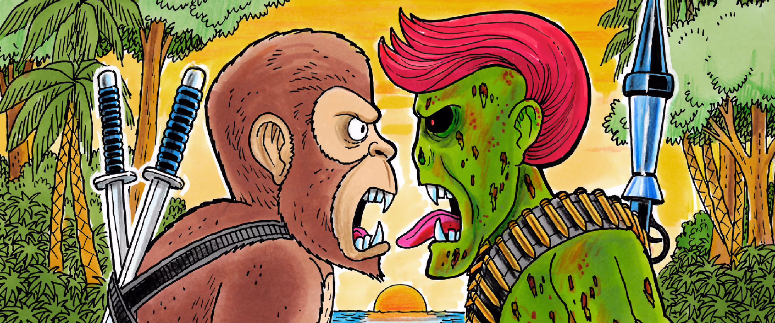 JUNGLE FREAKS GENESIS banner