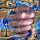 Blue Snake and Burning Nude