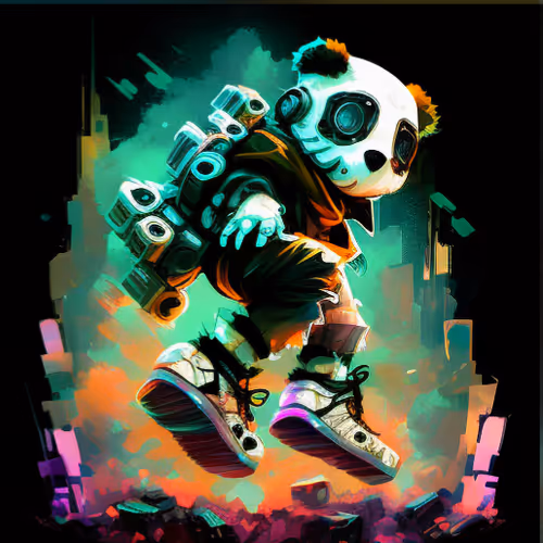 Running Panda-01