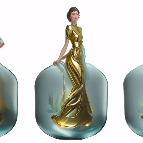 ART IN GLASS BOTTLES