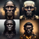 Hominids portrait AI LAB