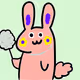 flower rabbit series
