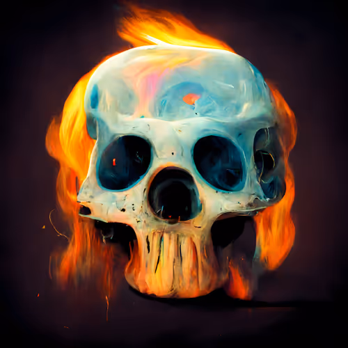 Ecleposs Skulls on fire