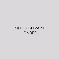 Old contract - please ignore