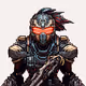 Game avatars characters (pixel art)