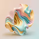 Pastel Waves Abstraction by Anon