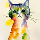 Abstract Happy Cat Collections