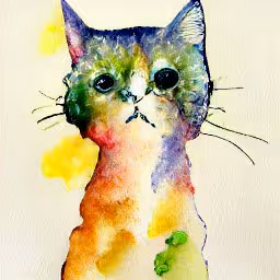 Abstract Happy Cat Collections