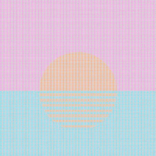 Stipple Sunsets by Jake Rockland