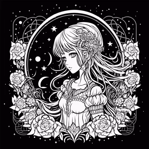 Beautiful female mangas