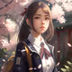 A Japanese Anime girl  1